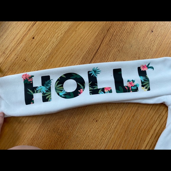 Hollister Crop Boyfriend Crewneck Sweatshirt - Picture 3 of 7